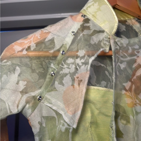 Vintage Floral Maxi Dress Coat - Picture 3 of 6